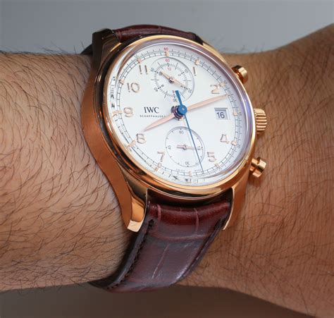 iwc portuguese chronograph review|iwc portuguese chronograph price.